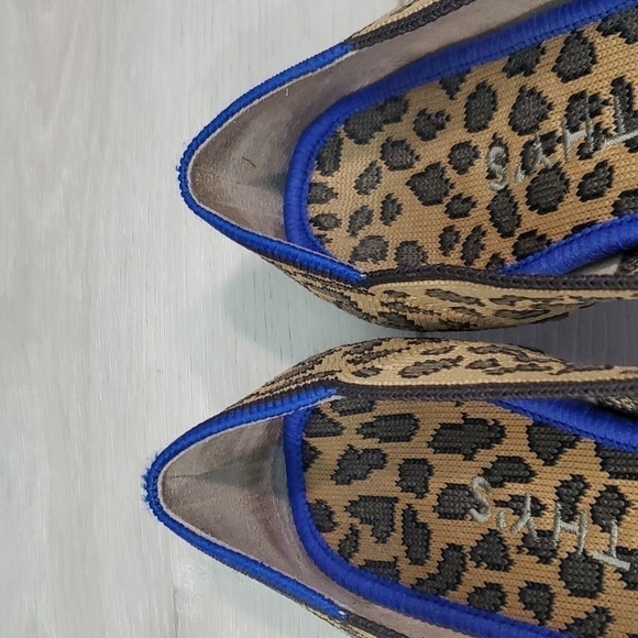 Rothy's Womens The Flat Cheetah Leopard Animal Print Loafer Flats shoes 8.5 - Picture 6 of 16